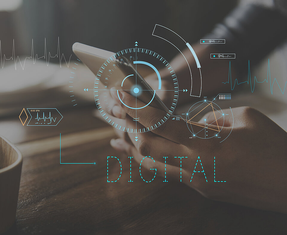 Digitale Animation durch Menschenhand