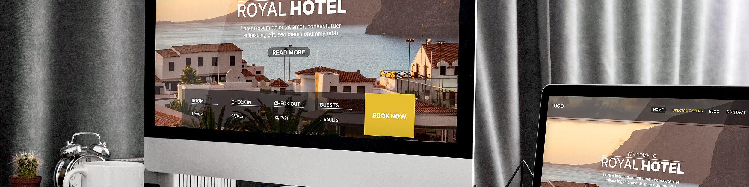 Hotelbuchungsseite IBE Channelmanager