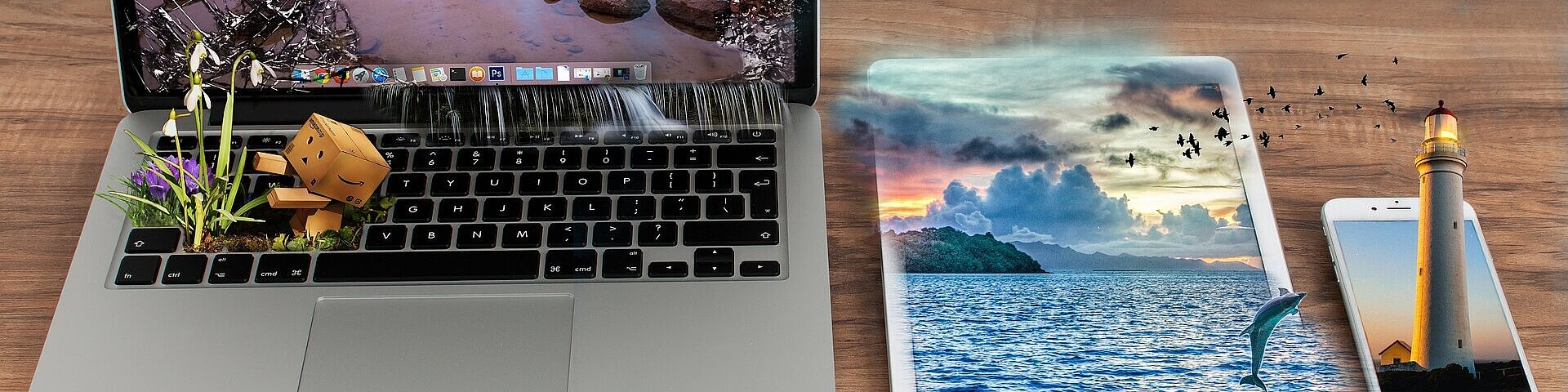 Digitale Informationen für alle Geräte, vom PC bis zum Smartphone